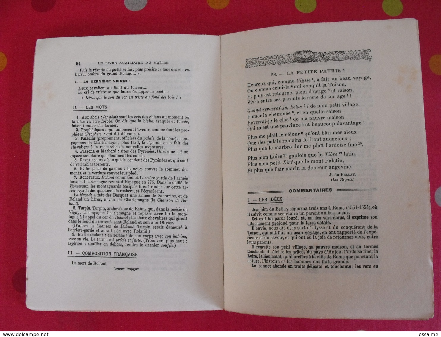 5 livres vocabulaire des écoles, conjuguer, récitation grammaire compositions écrites littérature histoire livre maître