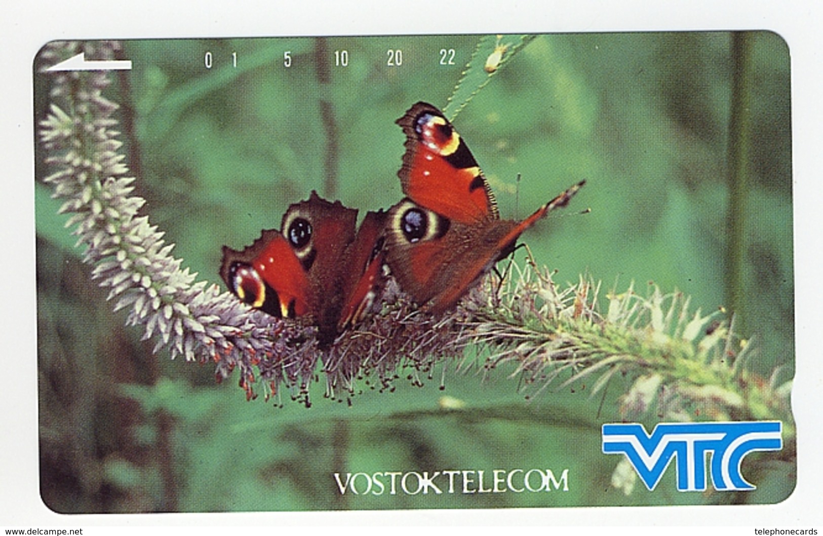 RUSSIA___Vostok Telecom Tamura Magnetic___Butterfly MINT___RARE - Russia