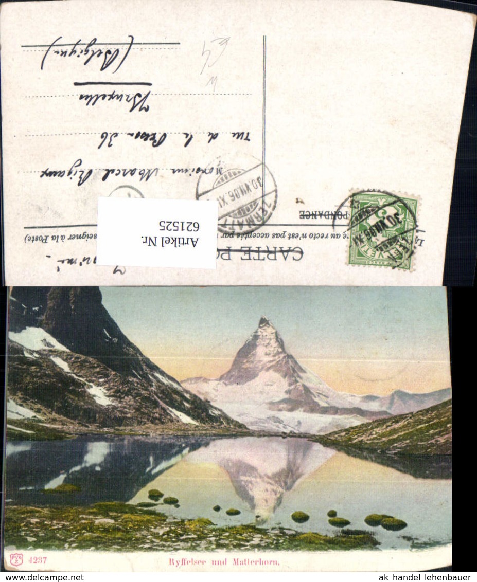 621525,Zermatt Ryffelsee U. Matterhorn - Zermatt