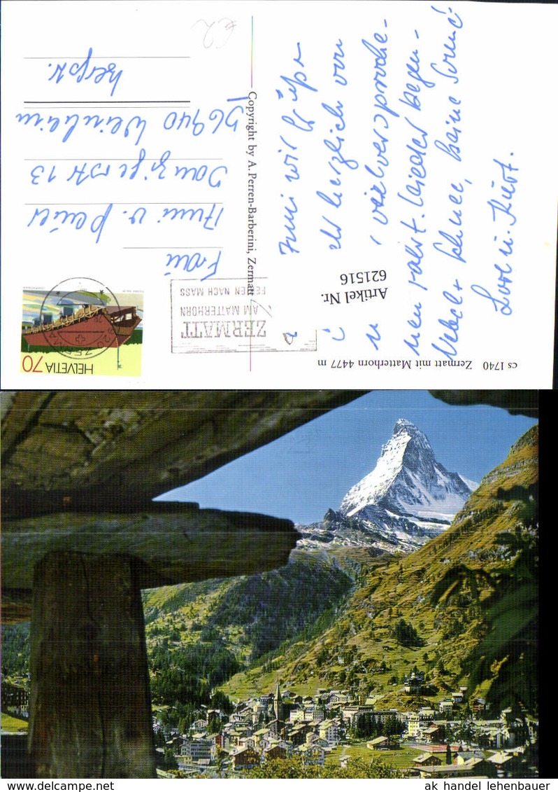 621516,Zermatt Matterhorn Ansicht - Zermatt