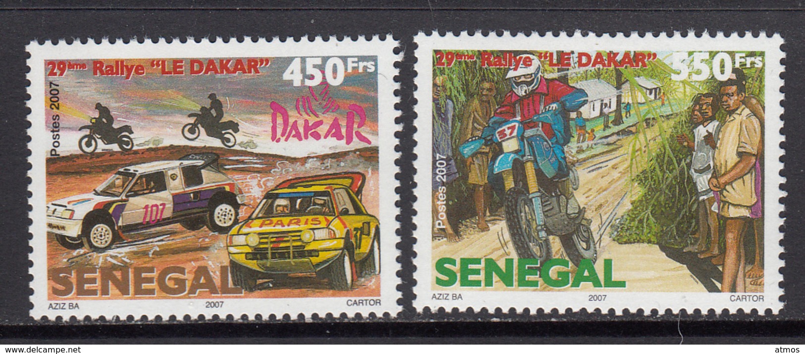 Senegal MNH Michel Nr 2118/19 From 2007 / Catw 200.00 EUR - Senegal (1960-...)