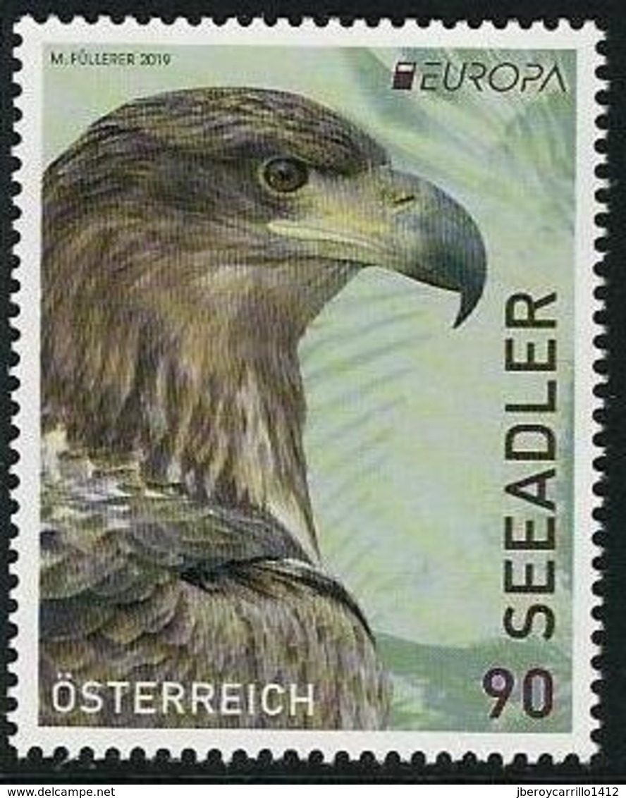 AUSTRIA / ÖSTERREICH - EUROPA 2019 -NATIONAL BIRDS.-"AVES -BIRDS -VÖGEL-OISEAUX"- SERIE N - 2019
