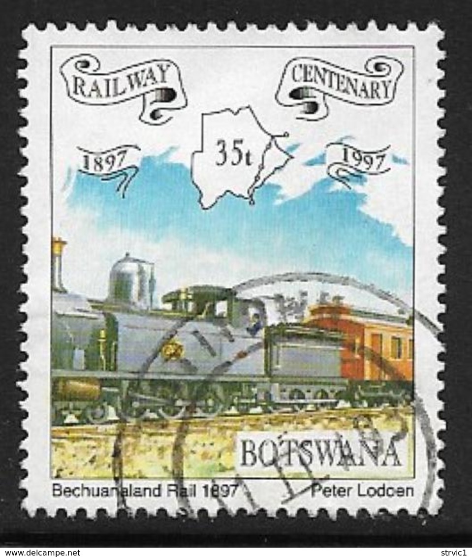 Botswana Scott # 638 Used Train, 1997 - Botswana (1966-...)