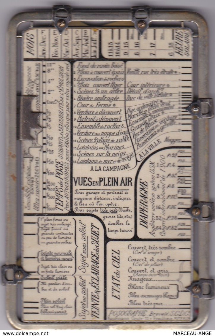 LE POSOGRAPHE , Breveté S.G.D.G(lot 83) - Zubehör & Material