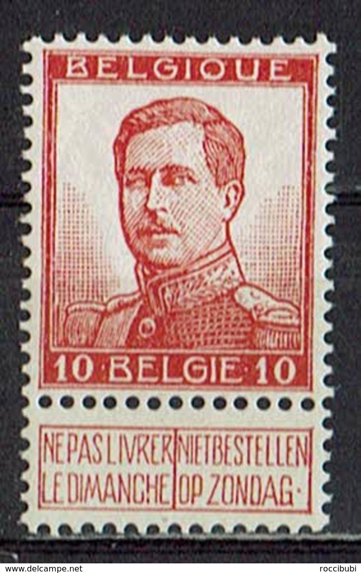 Belgien 1912 // Mi. 100 II ** - 1912 Pellens