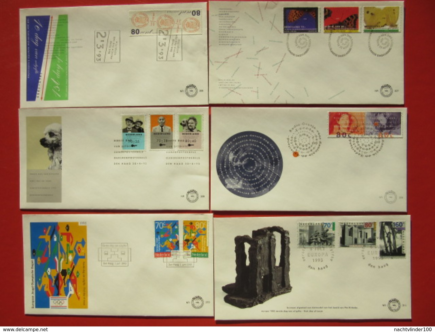 MO014e NICE COLLECTION LEUKE COLLECTIE FDC'S NEDERLAND 1979 - 2006