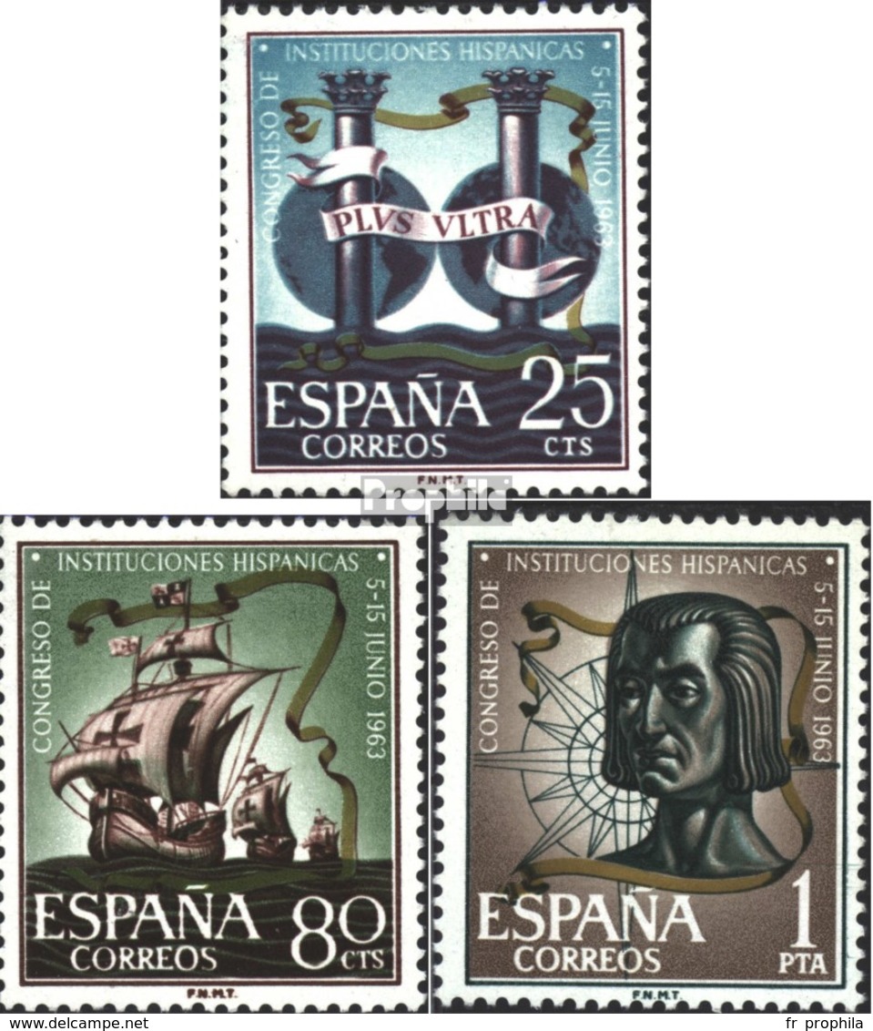 Espagne 1401-1403 (complète.Edition.) Neuf Avec Gomme Originale 1963 Congrès De La Culture - Ungebraucht