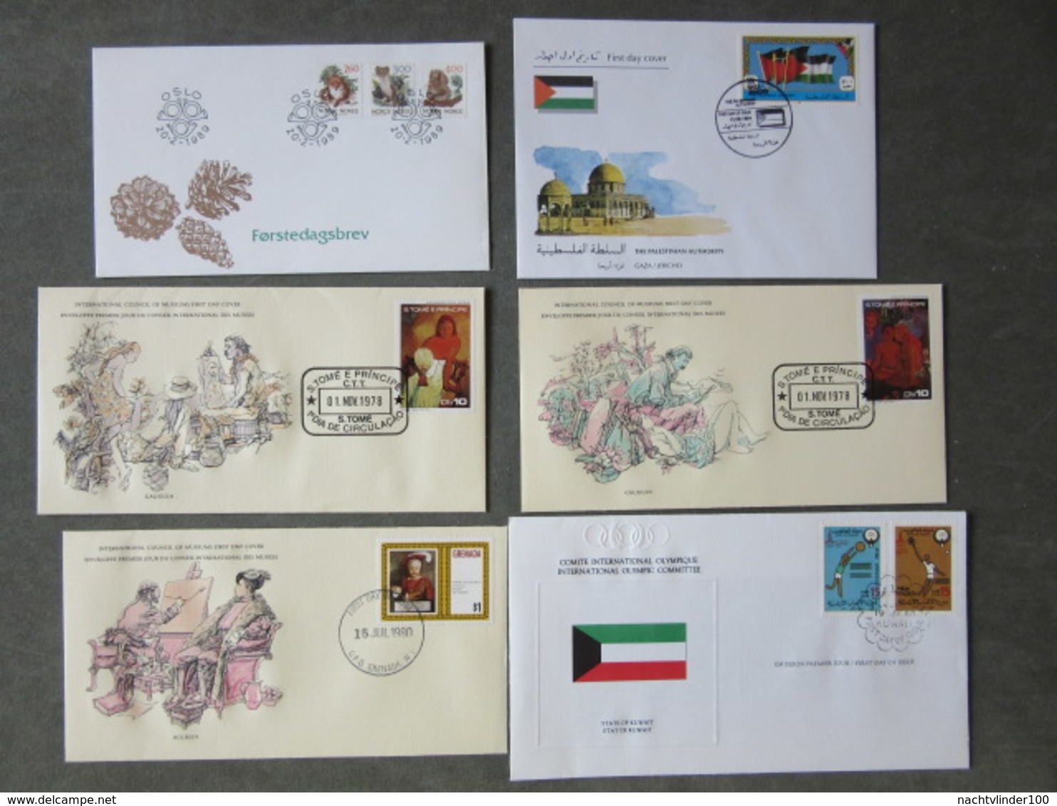 MO015d NICE COLLECTION LEUKE COLLECTIE FDC'S WERELD BEES, TREES, SPORTS, FLOWERS AND MORE THEMES - Collections (sans Albums)