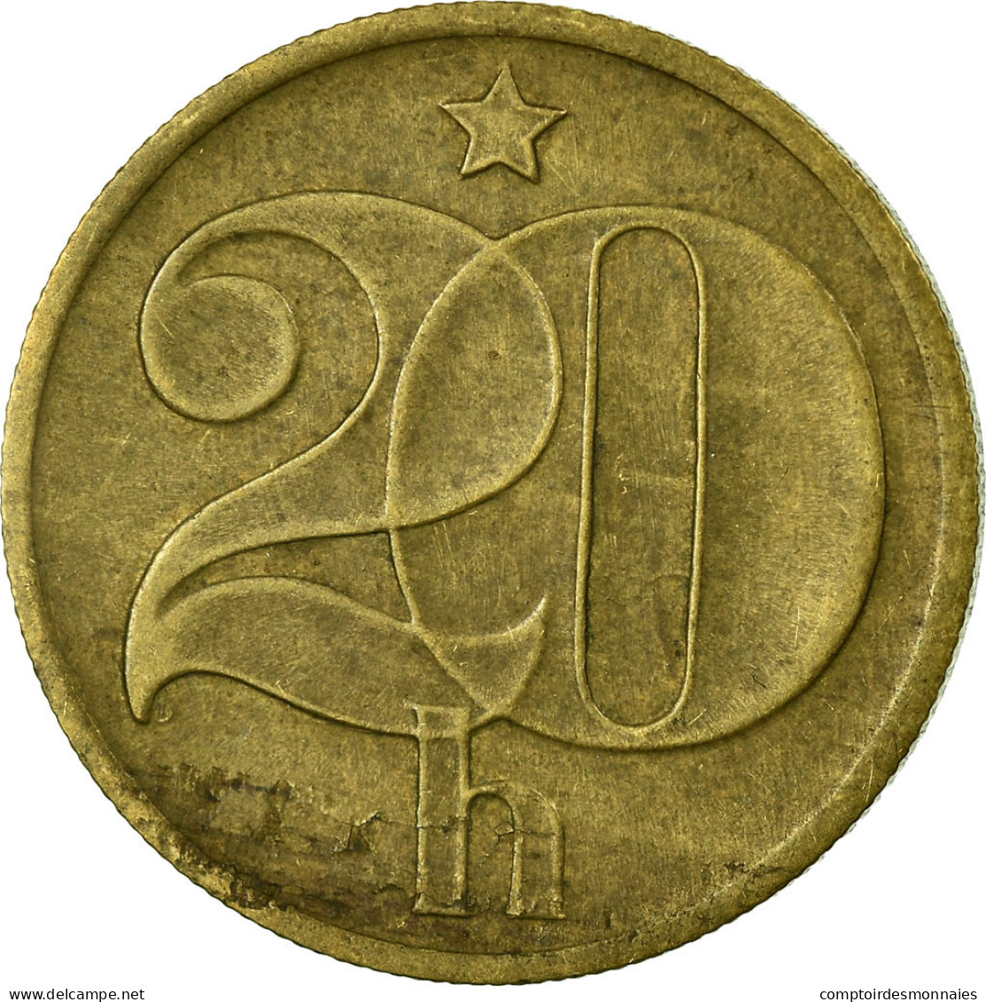 Monnaie, Tchécoslovaquie, 20 Haleru, 1975, TB+, Nickel-brass, KM:74 - Tchécoslovaquie