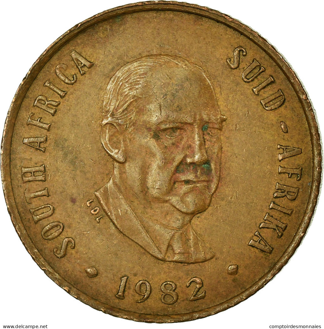 Monnaie, Afrique Du Sud, 2 Cents, 1982, TB+, Bronze, KM:110 - Afrique Du Sud