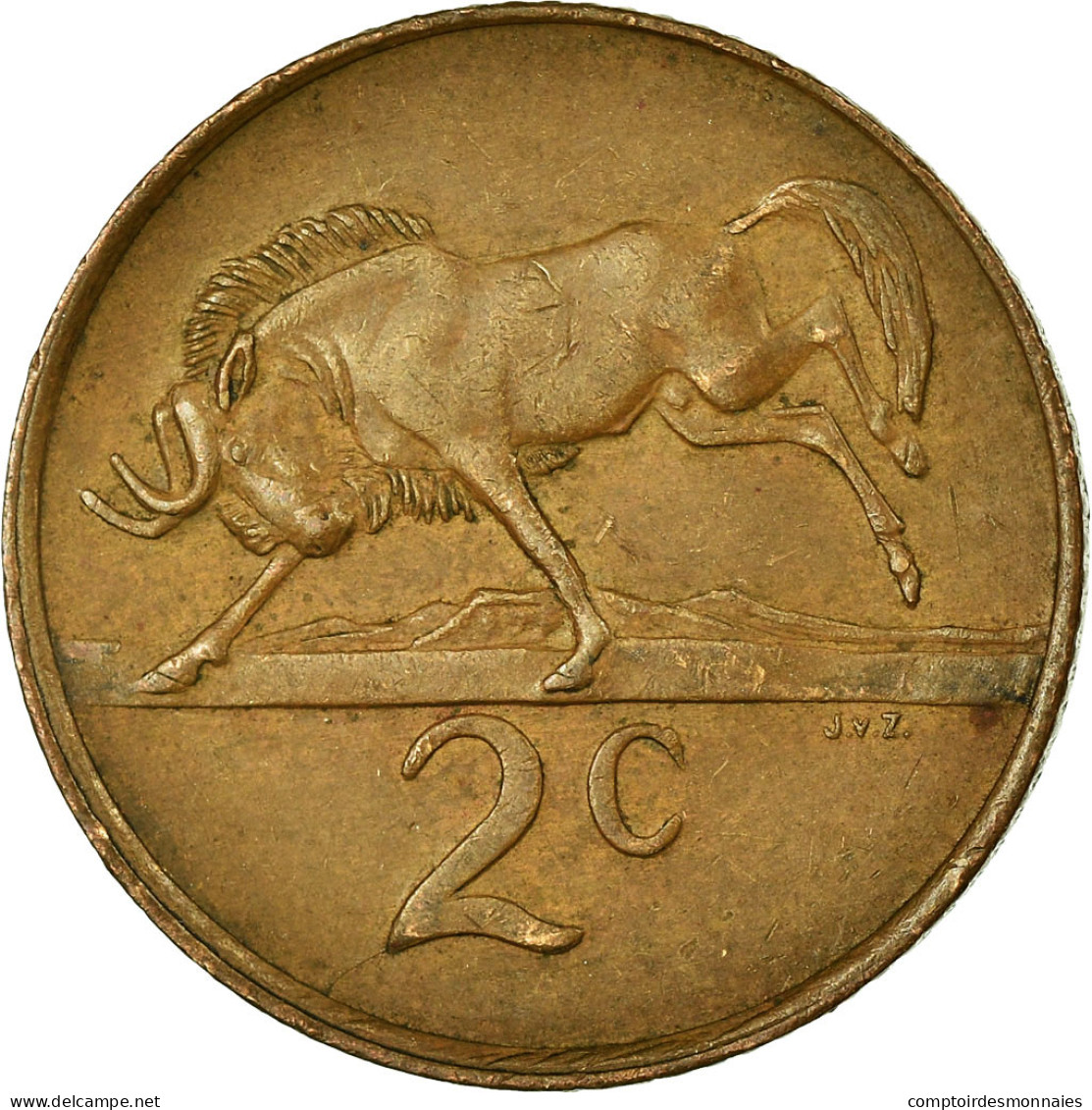 Monnaie, Afrique Du Sud, 2 Cents, 1982, TB+, Bronze, KM:110 - Sudáfrica