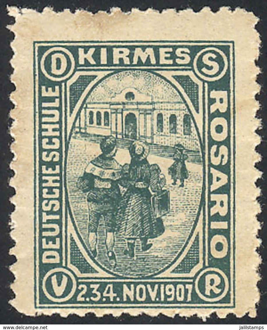 ARGENTINA: Rosario: Deutsche Schule Kirmes 2 To 4 November 1907, Excellent And Rare! - Other & Unclassified