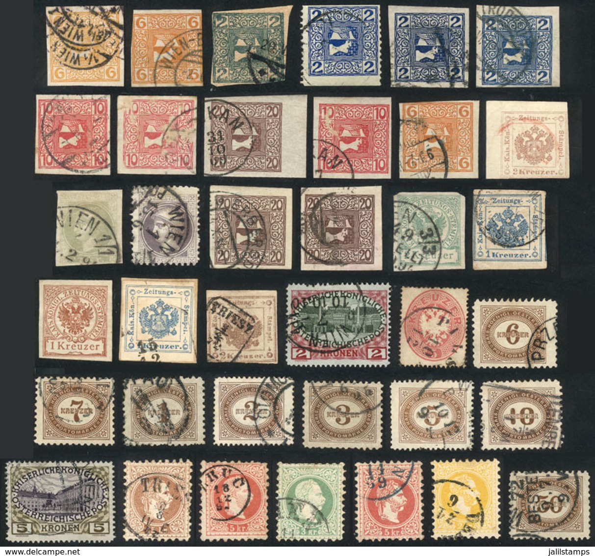 AUSTRIA: Small Lot Of Old Stamps, Interesting, Fine To VF General Quality, LOW START! - Other & Unclassified