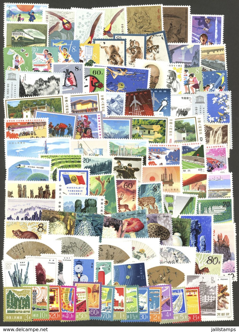 CHINA: Lot Of Stamps And Complete Sets, Very Thematic, All MNH And Of Excellent Quality, Yvert Catalog Value Euros 350+, - Andere & Zonder Classificatie