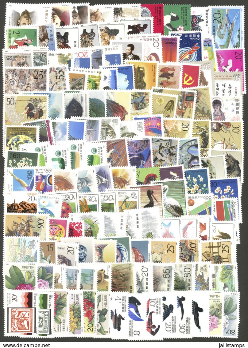 CHINA: Lot Of VERY THEMATIC Modern Stamps And Sets, All MNH And Of Excellent Quality, Yvert Catalog Value Euros 210+ - Andere & Zonder Classificatie