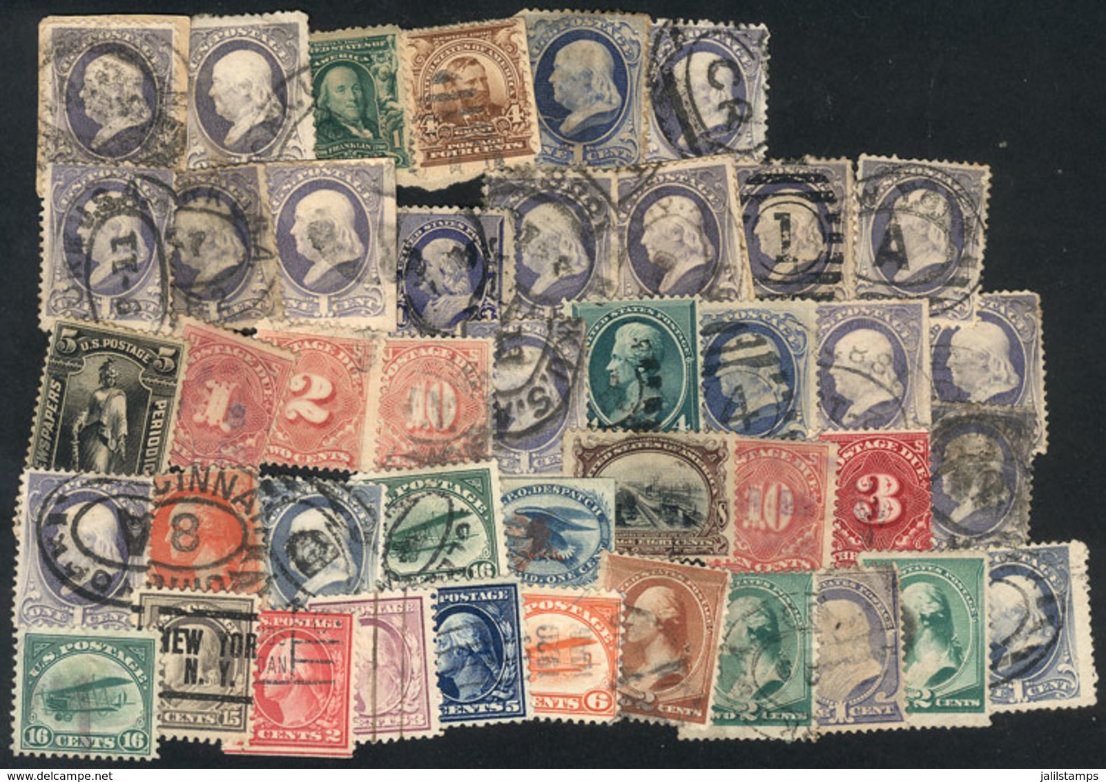 UNITED STATES: Lot Of Stamps Of Varied Periods, Used Or Mint (they Can Be Without Gum), Mixed Quality (from Some With De - Sonstige & Ohne Zuordnung