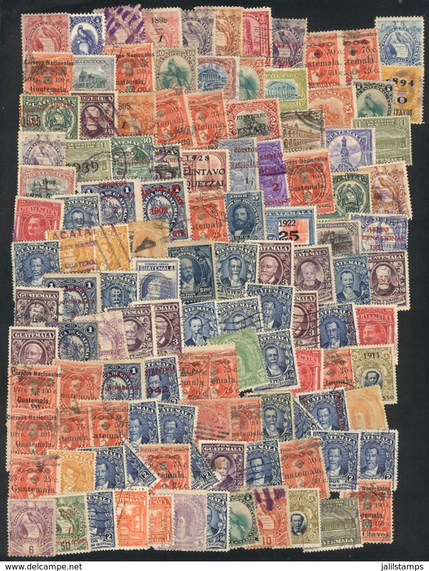 GUATEMALA: Interesting Lot Of Stamps, Most Old And Used (with Some Good Cancels), In General Of Fine To VF Quality, Good - Guatemala