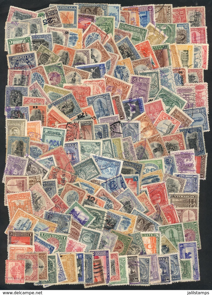 GUATEMALA: Lot With A Good Number Of Used Stamps, In General Of Fine To VF Quality! - Guatemala
