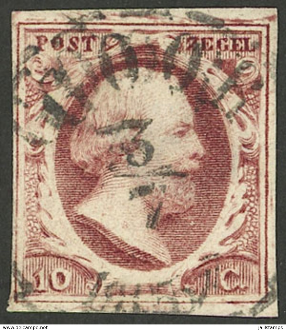 NETHERLANDS: Sc.2, With Circular GOOR Cancel, VF Quality! - Other & Unclassified