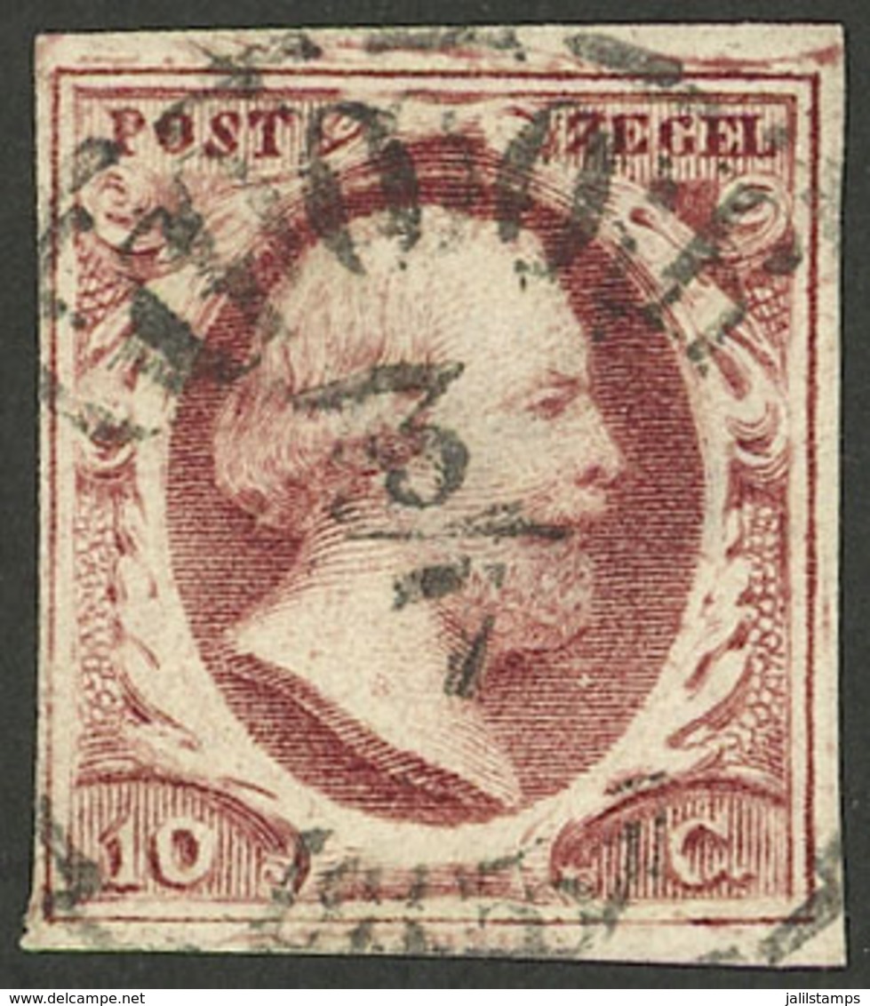 NETHERLANDS: Sc.2, With Circular GOOR Cancel, VF Quality! - Andere & Zonder Classificatie