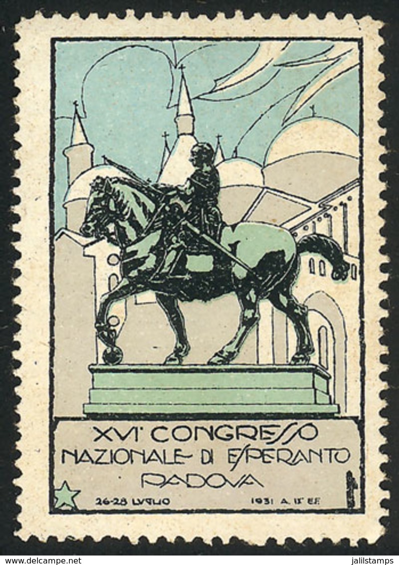 ITALY: ESPERANTO Congress Of Padova 1931, VF Quality! - Ohne Zuordnung