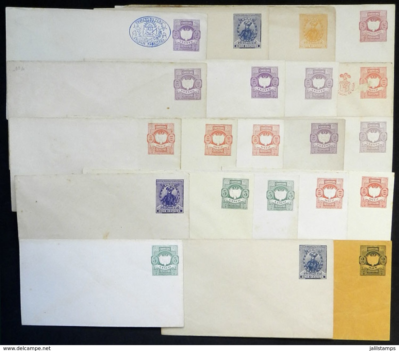 PERU: 21 Old Stationery Envelopes, Fine To Very Fine General Quality (a Couple With Minor Defect), Interesting! - Perú