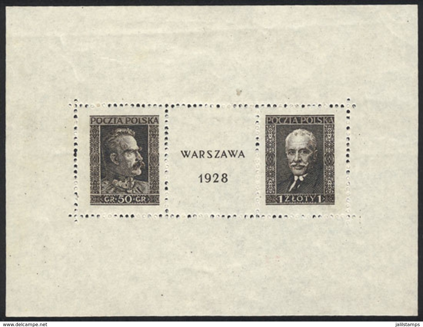 POLAND: Sc.251, 1928 Warzawa Philatelic Exposition, Very Fresh, VF Quality! - Other & Unclassified