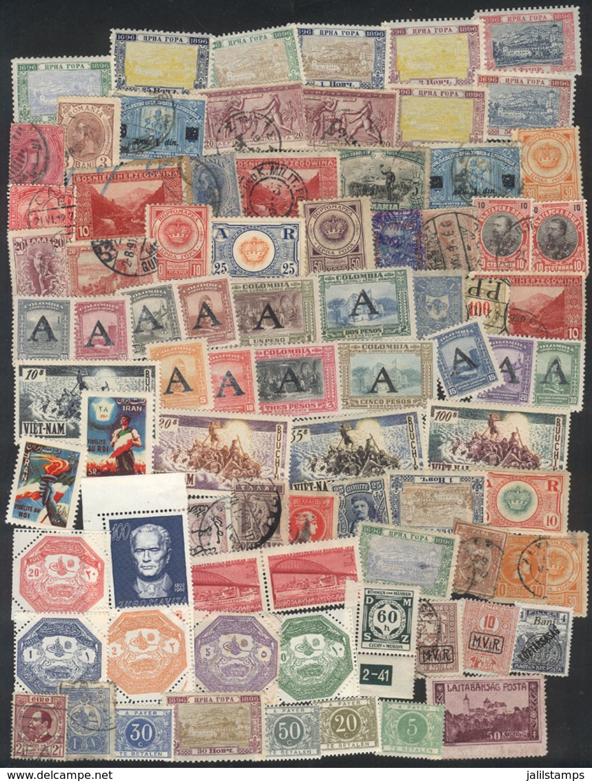 WORLDWIDE: Envelope Containing A Large Number Of Stamps And Souvenir Sheets Of Varied Periods And Countries, Used Or Min - Otros & Sin Clasificación