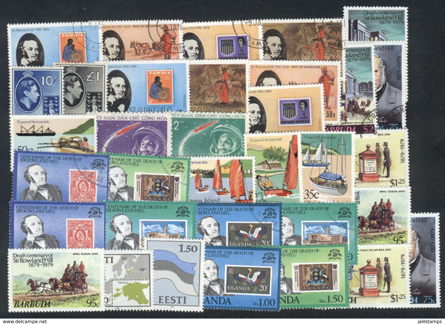 WORLDWIDE: Lot Of VERY THEMATIC Stamps, Most Unmounted And In Complete Sets, Yvert Catalog Value Approx. Euros 400, Very - Other & Unclassified