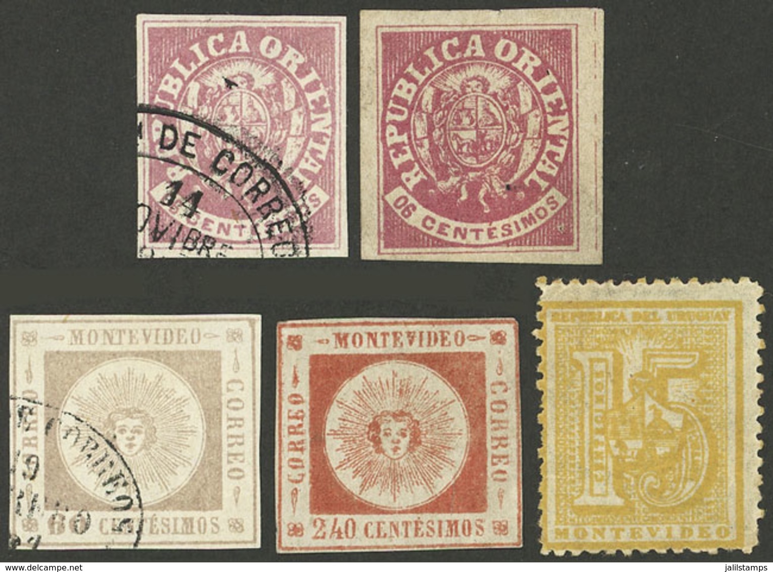 URUGUAY: Small Lot Of Classic Stamps, Most Of Fine Quality, Scott Catalog Value US$150+ - Uruguay