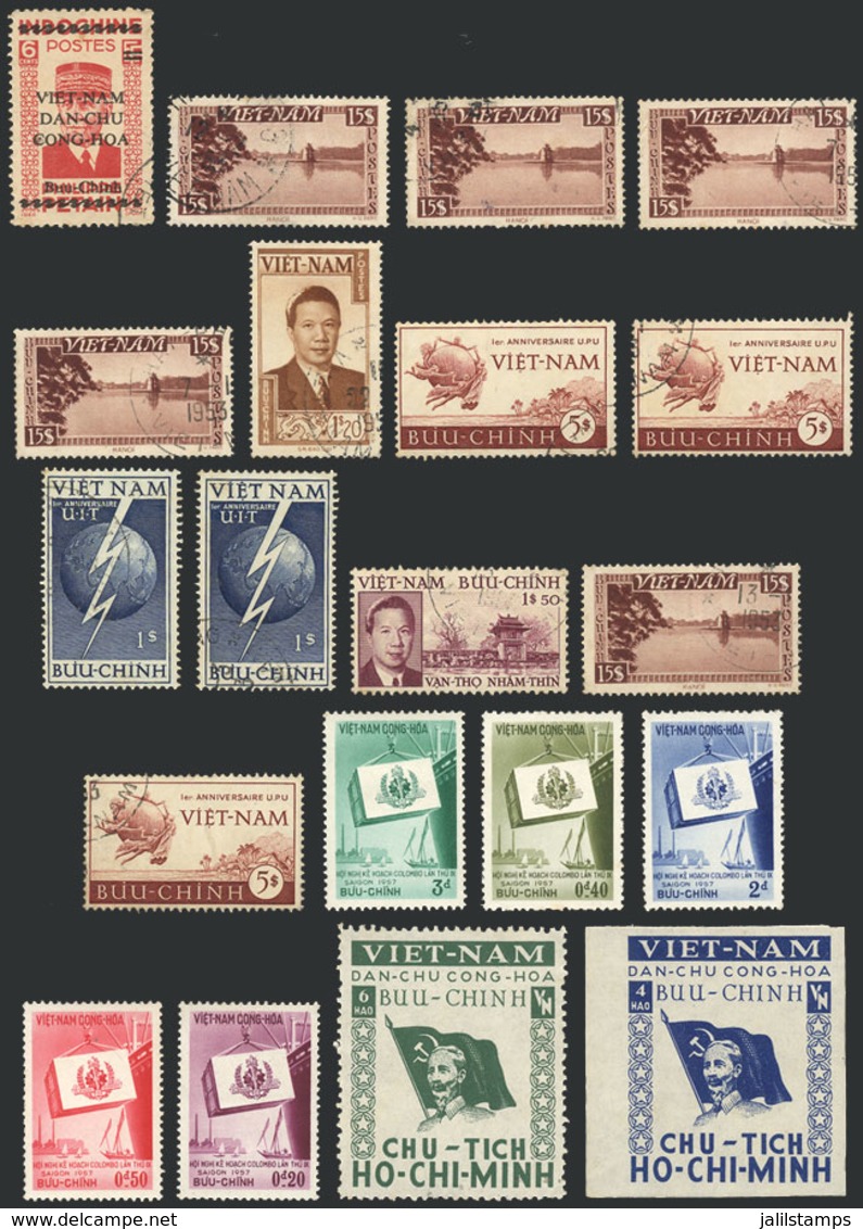 VIETNAM: Small Lot Of Interesting Stamps, Fine General Quality! - Vietnam