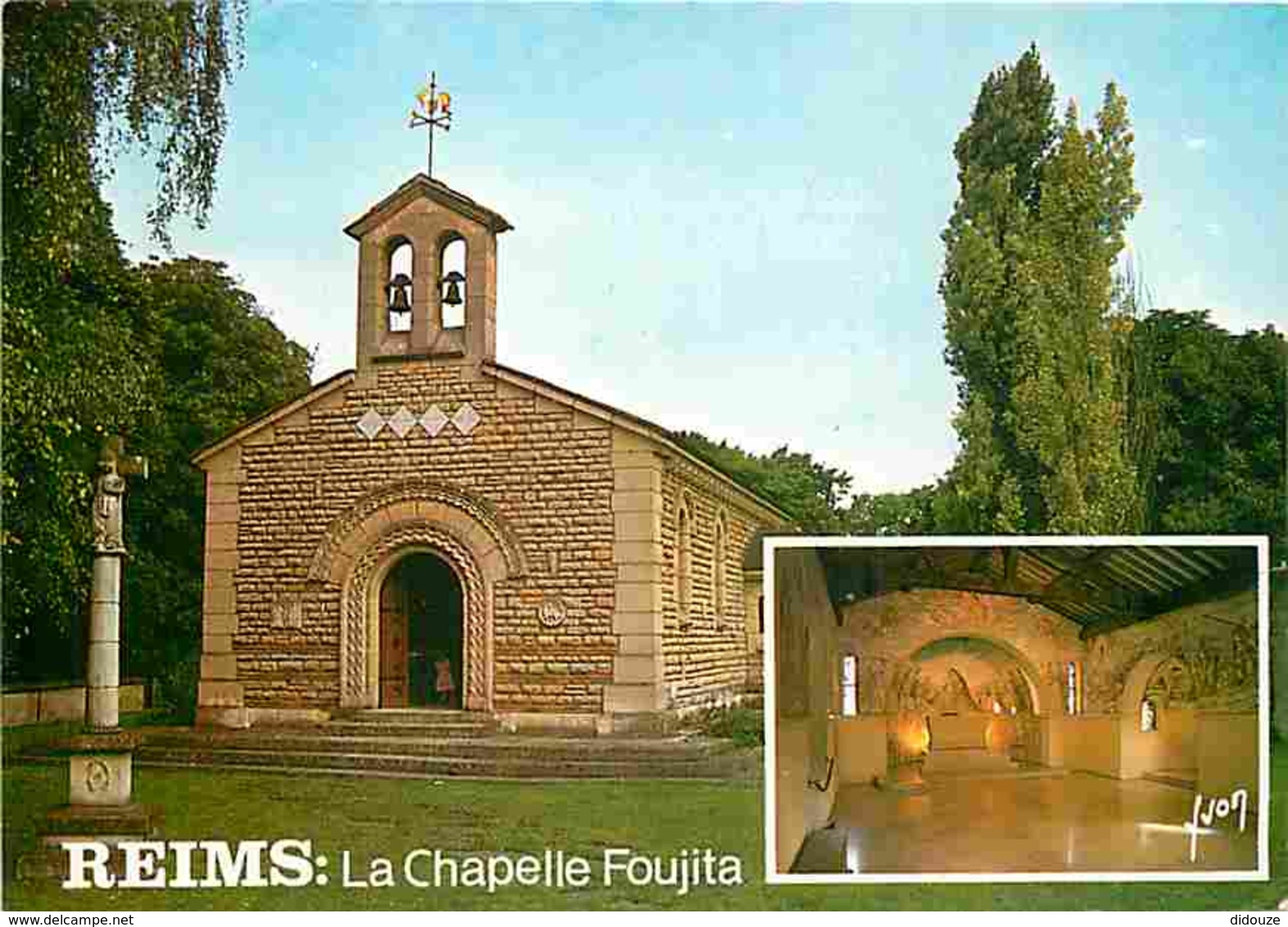 51 - Reims - La Chapelle Foujita - Notre Dame De La Paix - Voir Scans Recto-Verso - Reims