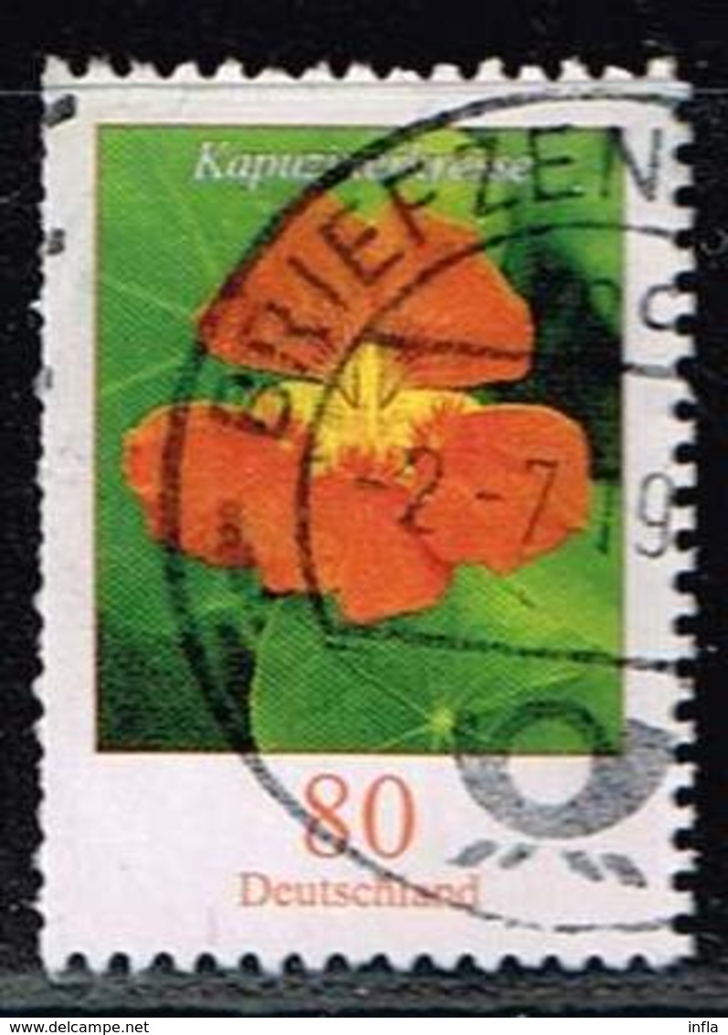 Bund 2019,Michel#   Blumen: Kapuzinerkresse - Used Stamps