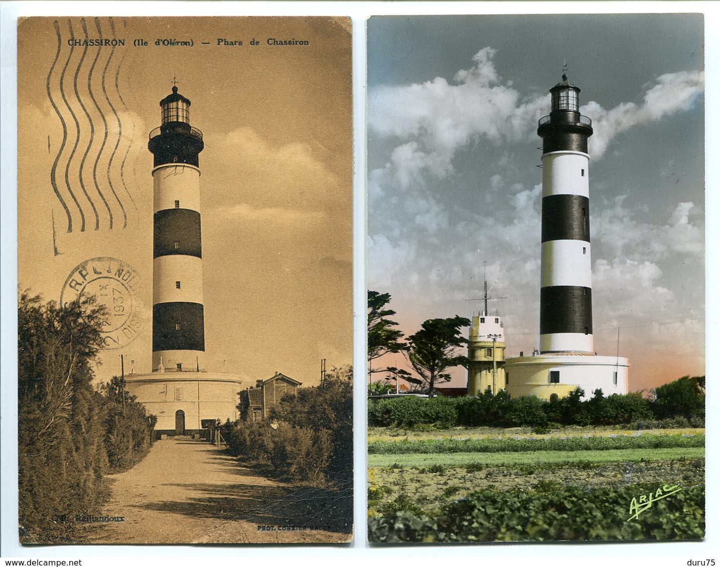 LOT 4 CPSM 9 X 14 * ILE D'OLÉRON CHASSIRON Le Phare Et Le Sémaphore - Ile D'Oléron