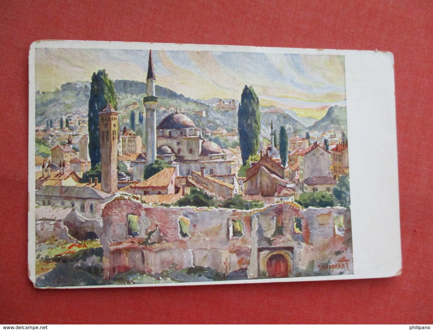 Sarajevo Signed Artist  Ref  3462 - Bosnia Erzegovina