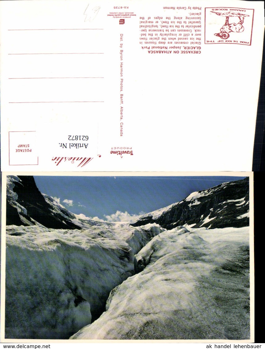 621872,Crevasse On Athabasca Glacier Jasper National Park Canada - Ohne Zuordnung