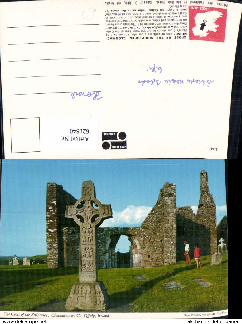 621840,The Cross Of The Scriptures Clonmacnoise Offaly Kreuz Irland Ireland - Ohne Zuordnung