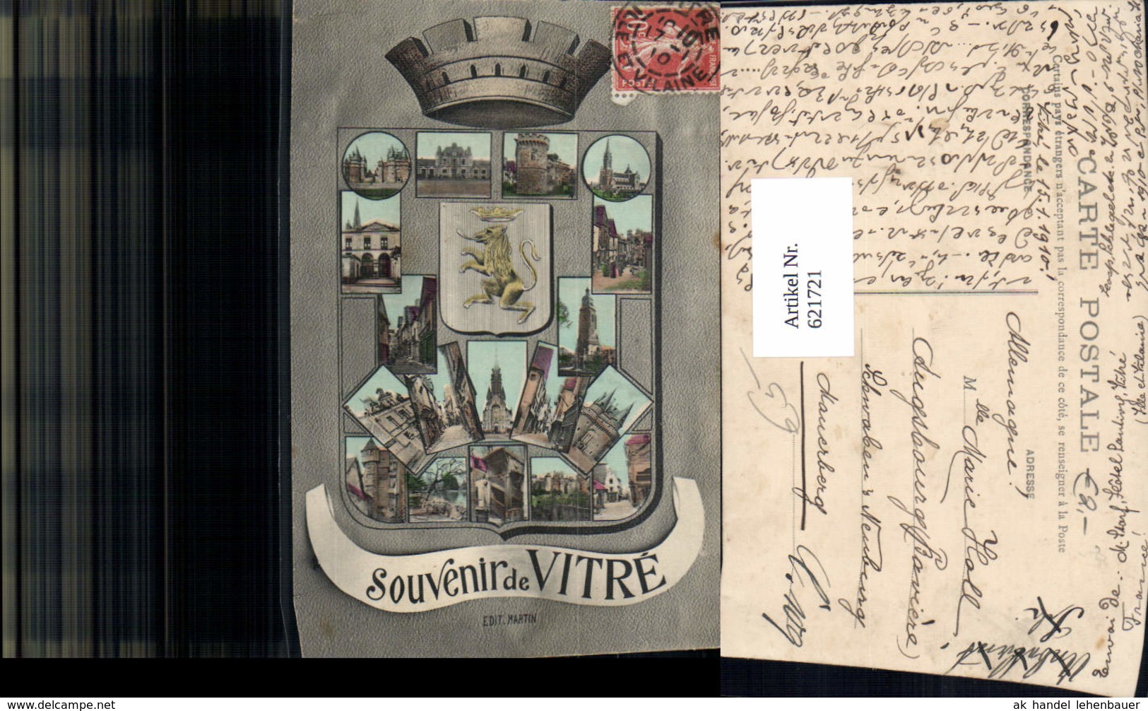 621721,Mehrbild Ak Souvenir De Vitre France - Sonstige & Ohne Zuordnung