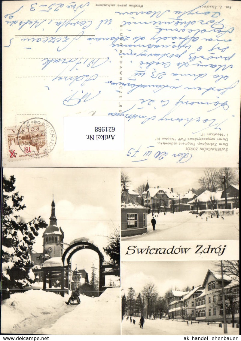 621988,Mehrbild Ak Bad Flinsberg Swieradow Zdroj Dom Zdrojowy Fragment Uzdrowiska Dom - Polen