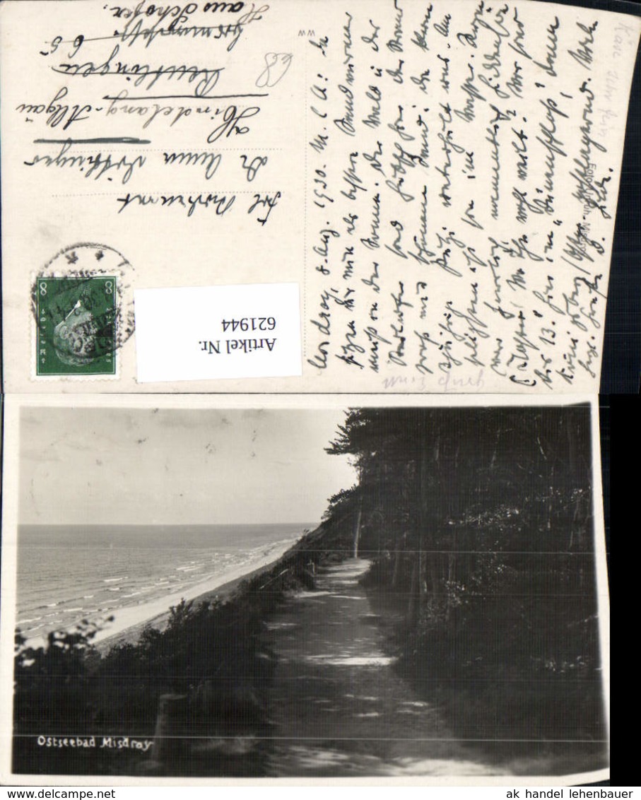 621944,Foto Ak Ostseebad Misdroy K&uuml;ste Poland - Polen