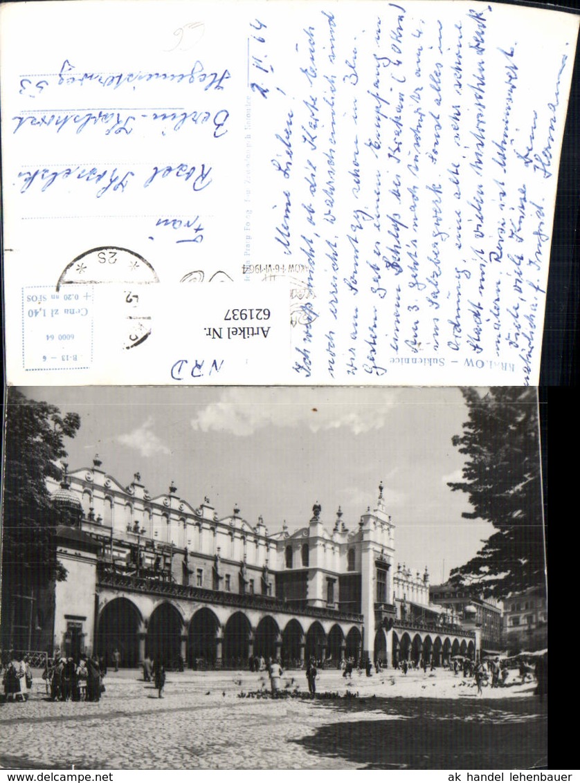 621937,Foto Ak Kralow Sukiennice Krakau Poland - Polonia