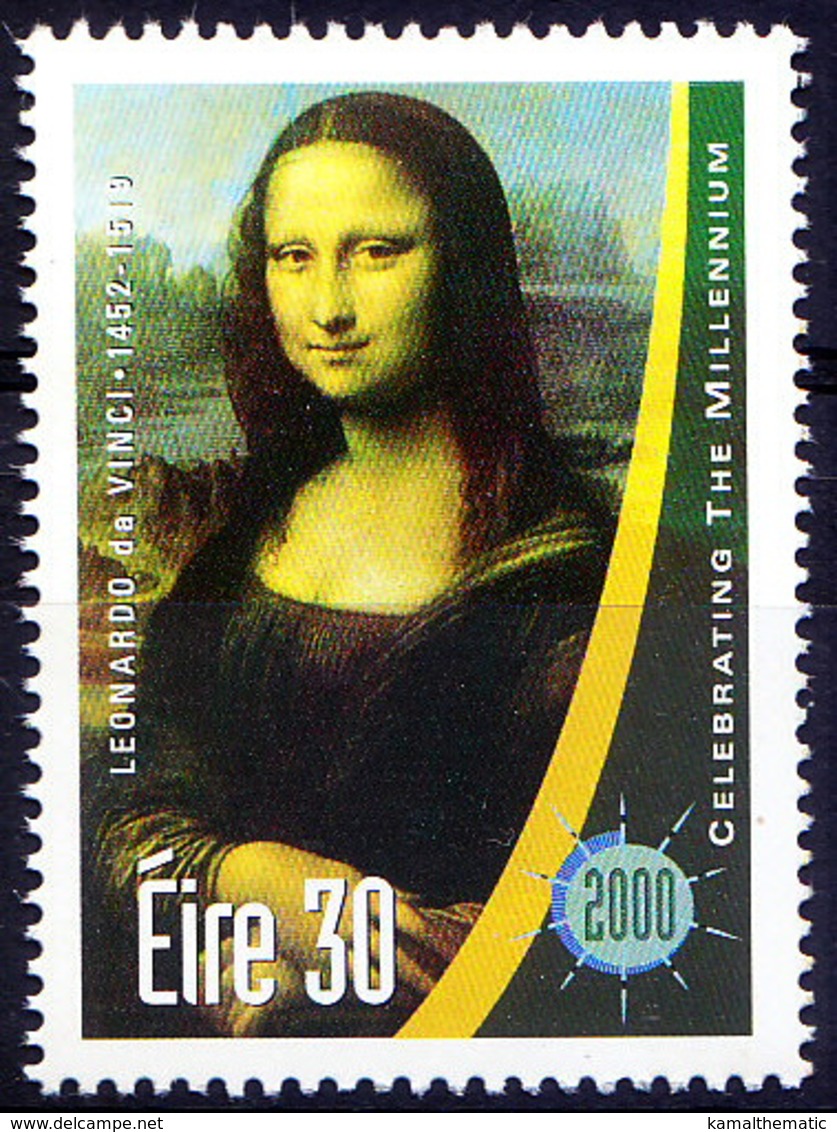 Ireland 2000 MNH, Millennium, Mona Lisa Painting By Leonard Da Vinci   ( - Other & Unclassified