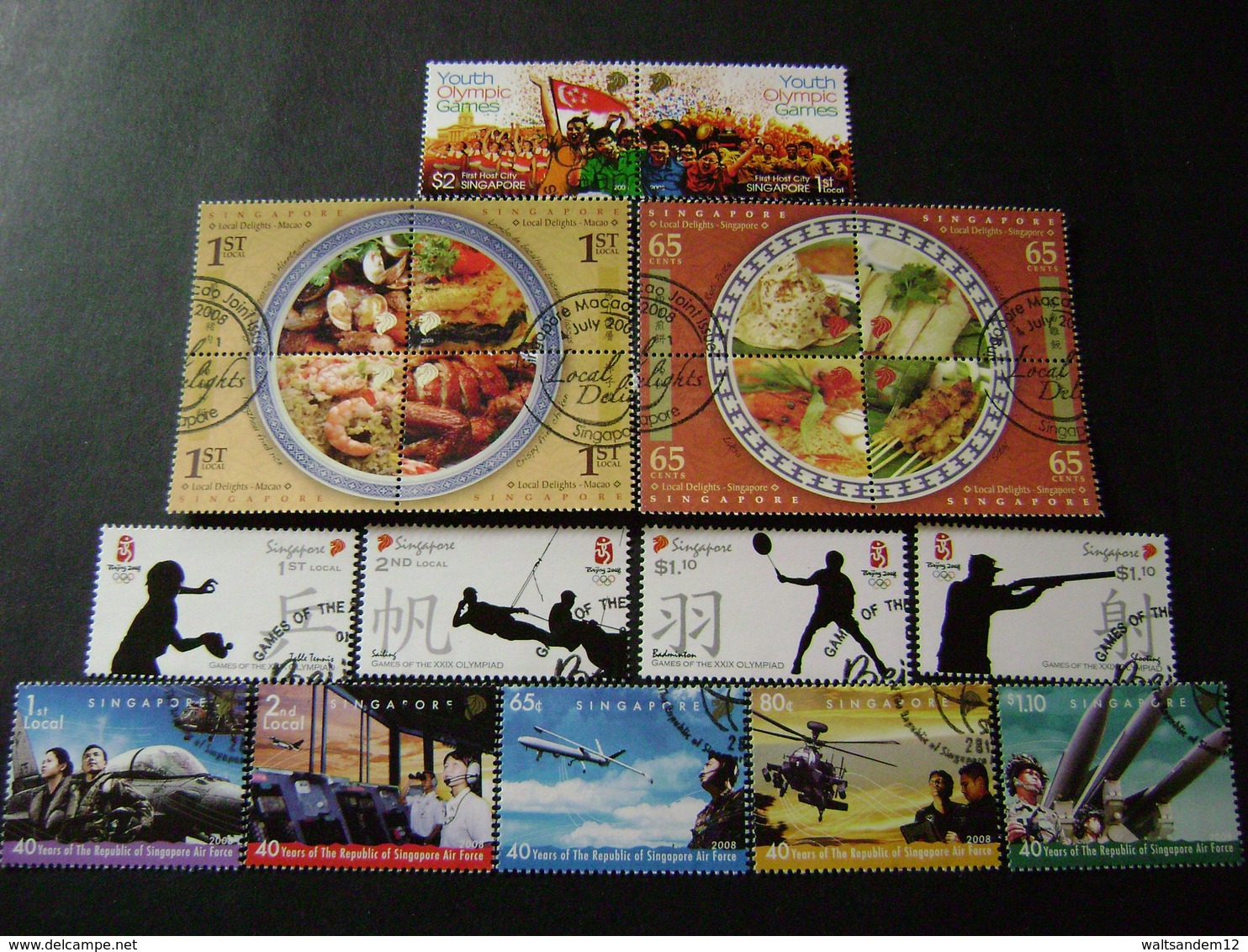 Singapore 2008 Commemorative/special Issues (SG Between 1746 And 1825 - See Description) 4 Images - Used - Singapore (1959-...)