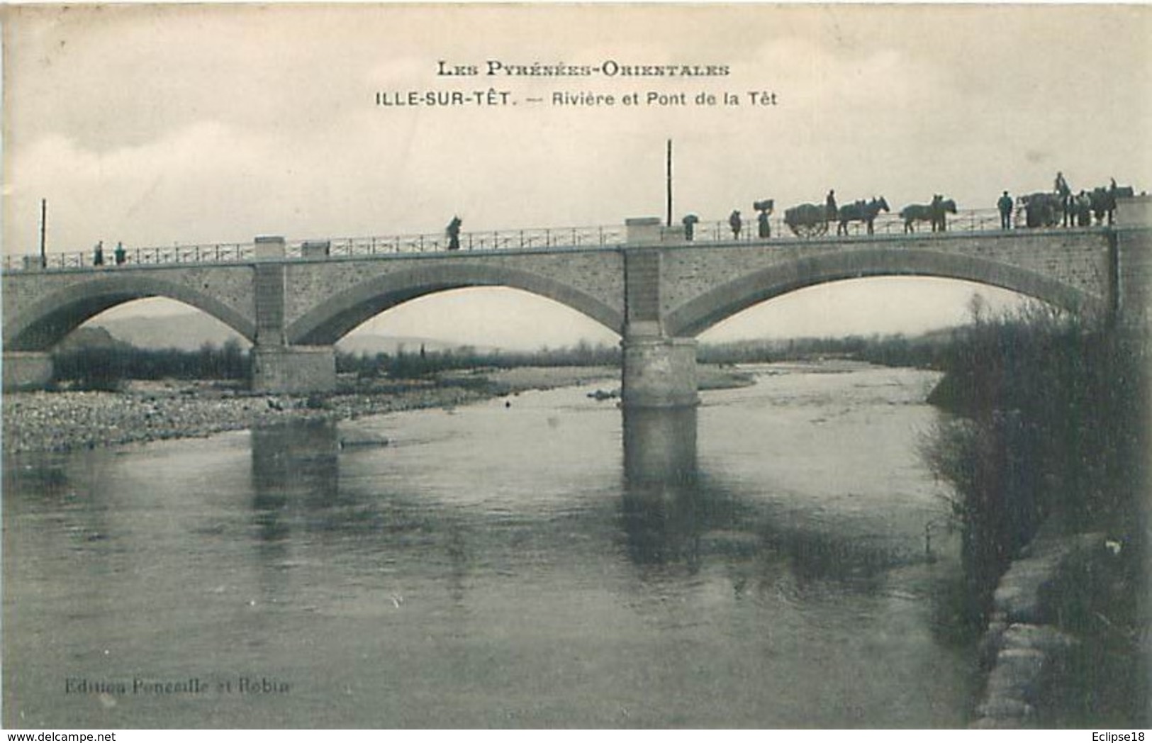 Ille Sur Tet - Riviere Et Pont De La Tet   AB 797 - Otros & Sin Clasificación