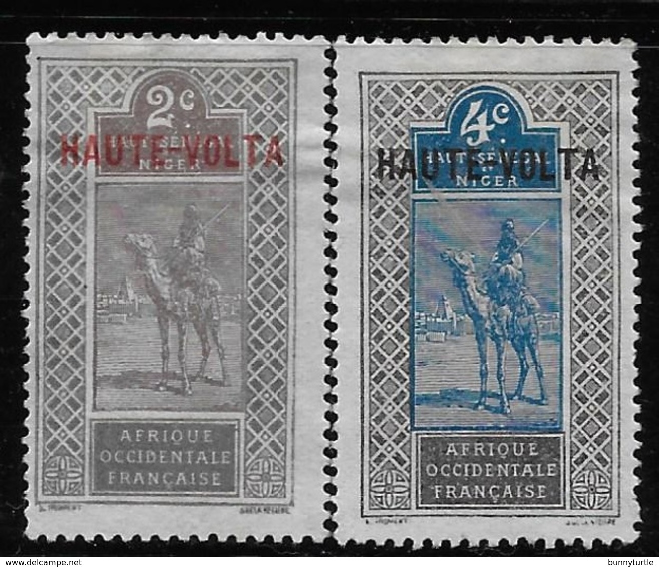 Upper Volta 1920 - 1928 Camel 2v Used - Used Stamps