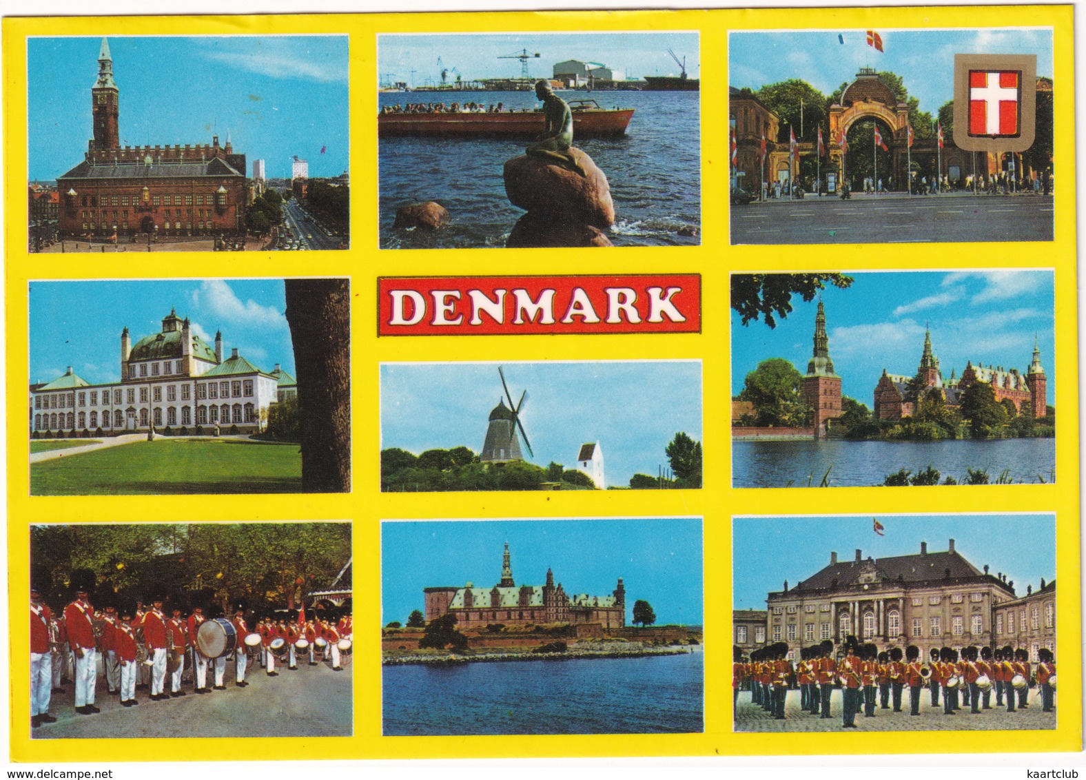 Denmark / Dänemark / Le Danemark / La Danimarca / Dinamarca - 'Fly SAS' Postcard - Multiview - (Danmark) - Denemarken