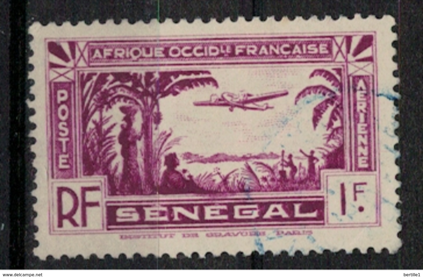 SENEGAL        N°  YVERT    PA   3    OBLITERE       ( O   2/40 ) - Posta Aerea