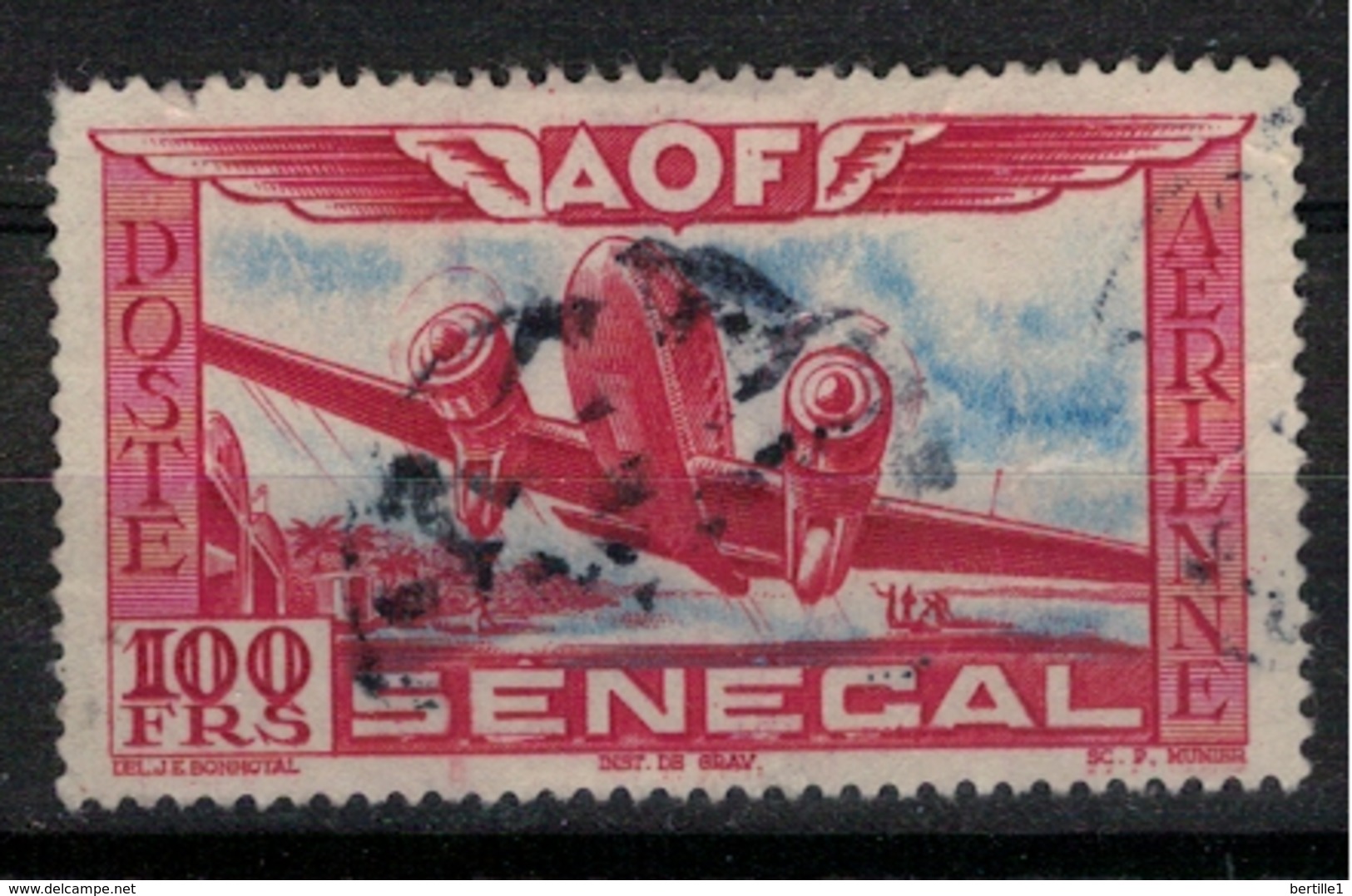 SENEGAL        N°  YVERT    PA  30    OBLITERE       ( O   2/49 ) - Luftpost