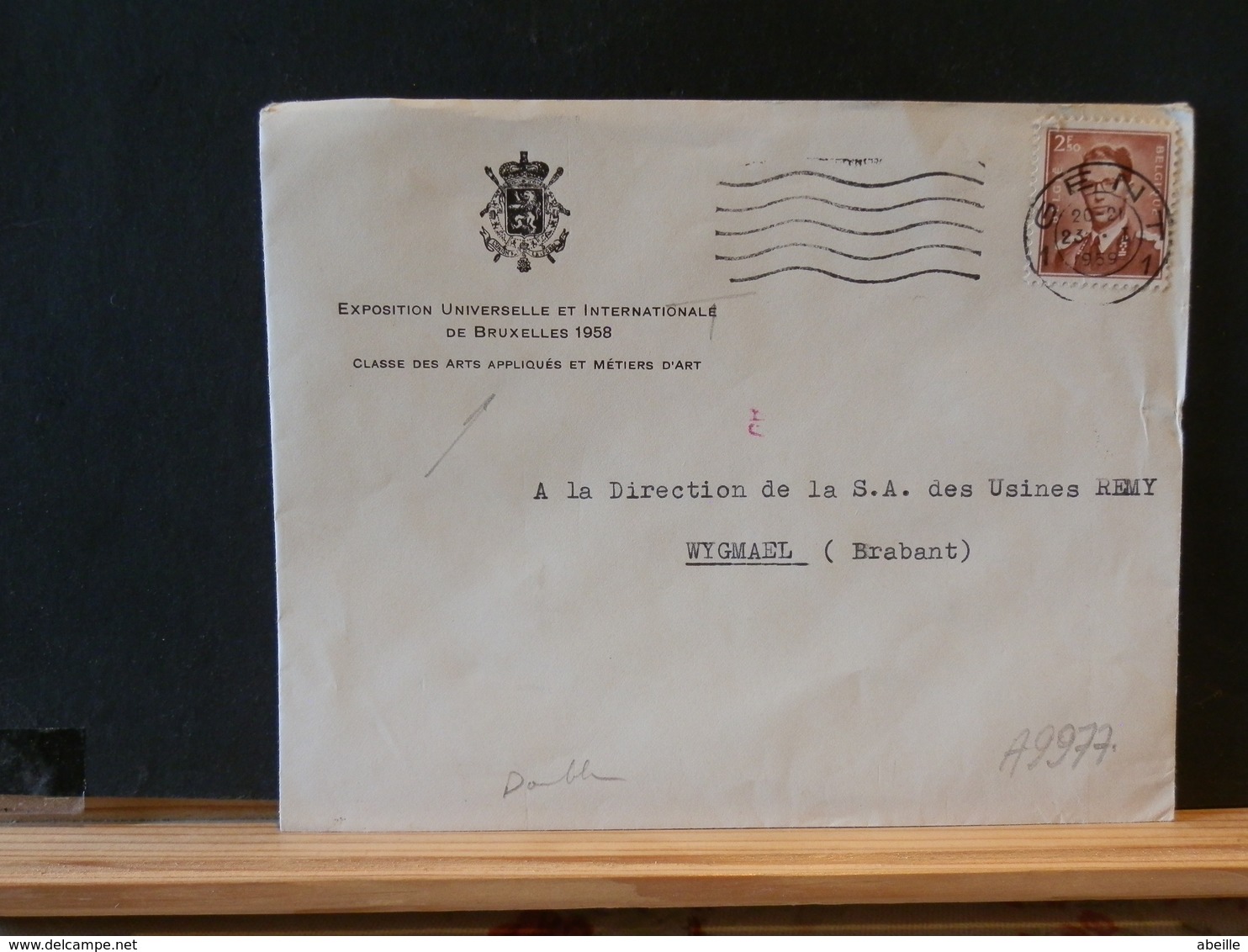 A9977   LETTRE  BELG.  EXPO   1958 - 1958 – Brüssel (Belgien)