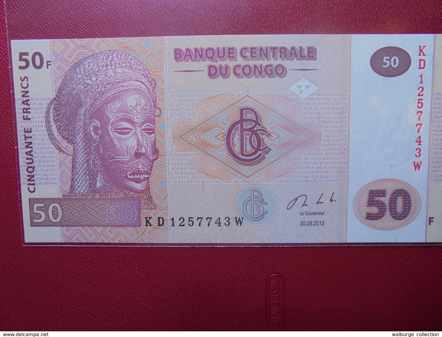 CONGO 50 FRANCS 2013 PEU CIRCULER/NEUF - République Démocratique Du Congo & Zaïre